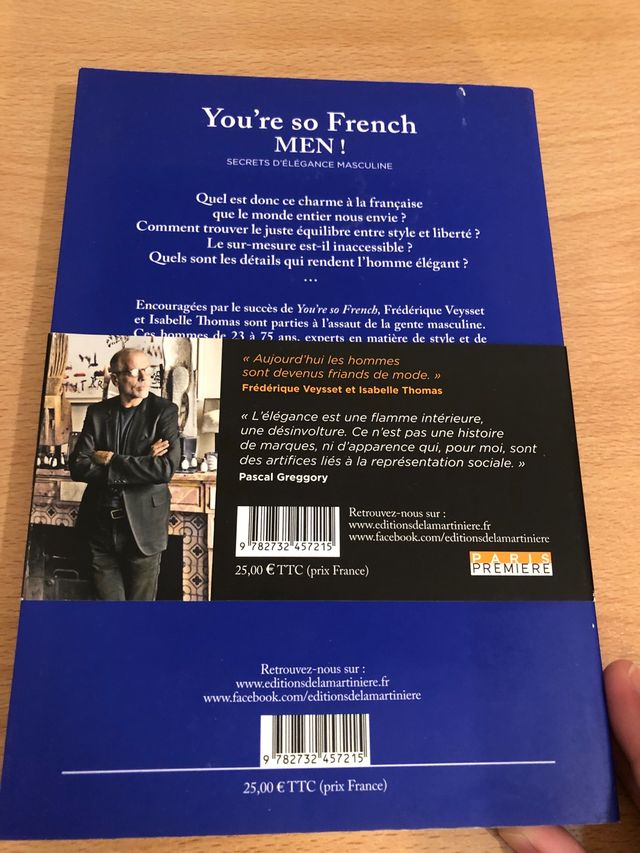 You're so french Men