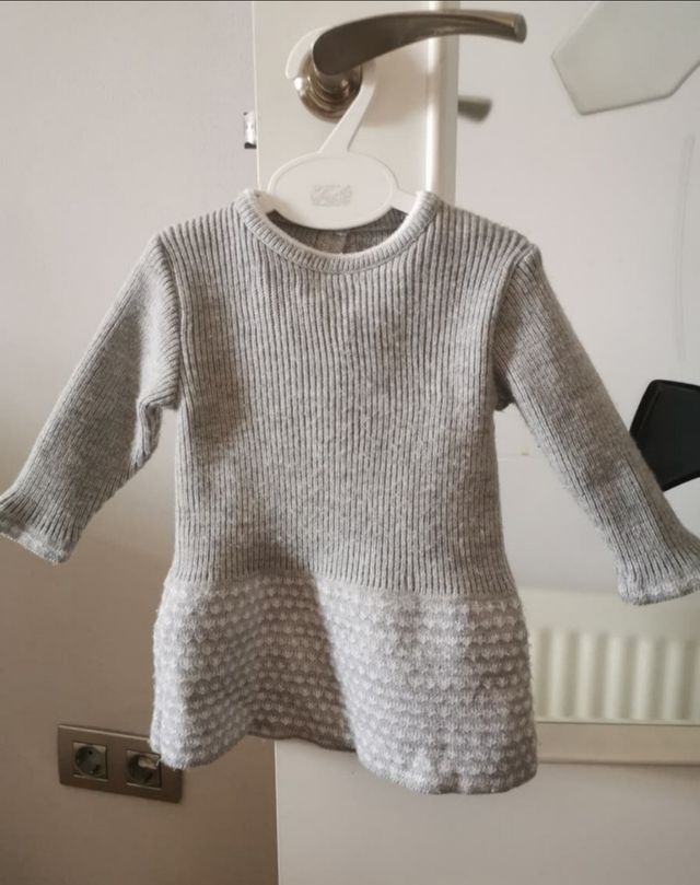 vestido bebé de punto t/ 6 meses de Valentína