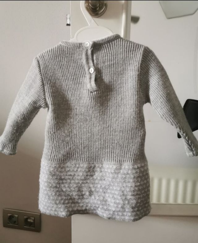 vestido bebé de punto t/ 6 meses de Valentína