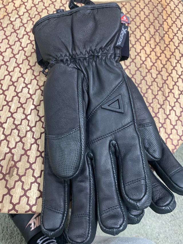 Guantes ski / frio intenso / moto, PIEL, talla L