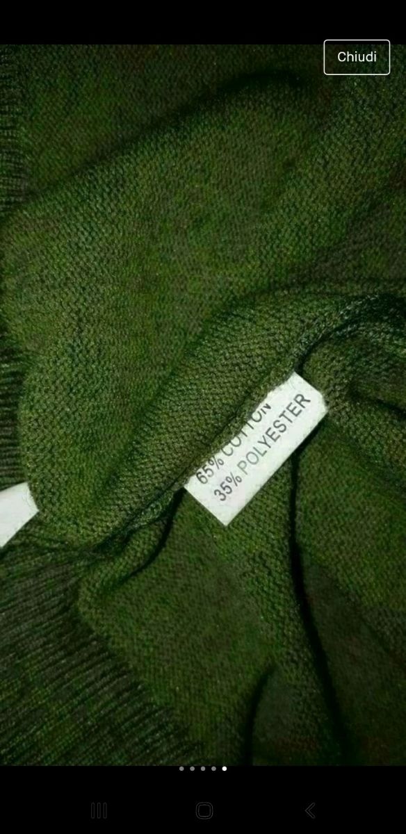 Maglioncino verde 🍀