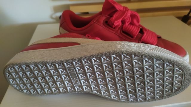 Zapatillas puma 38 rojas