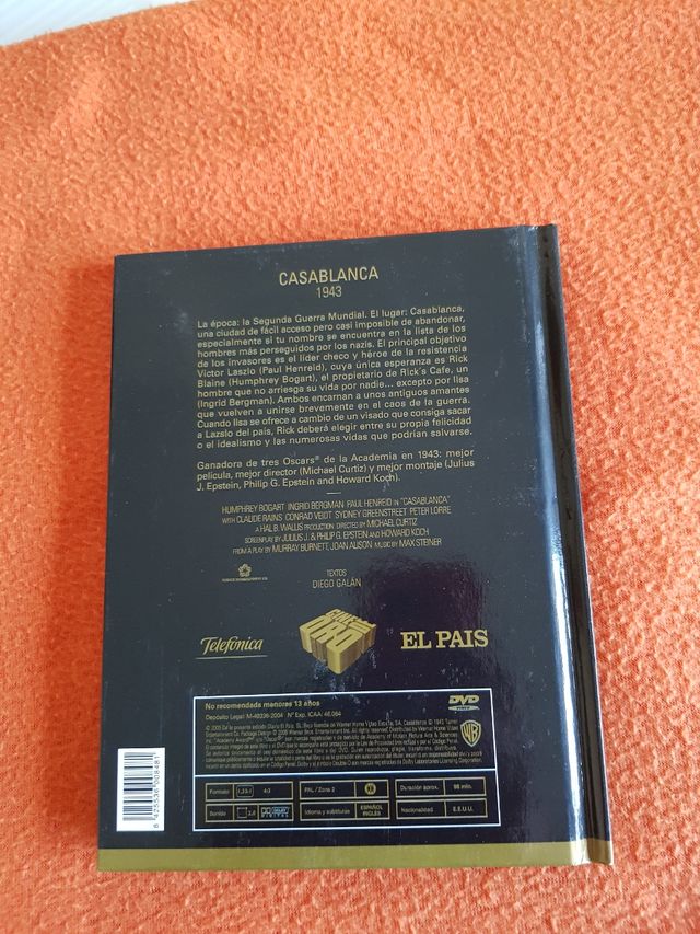 DVD libro "Casablanca"