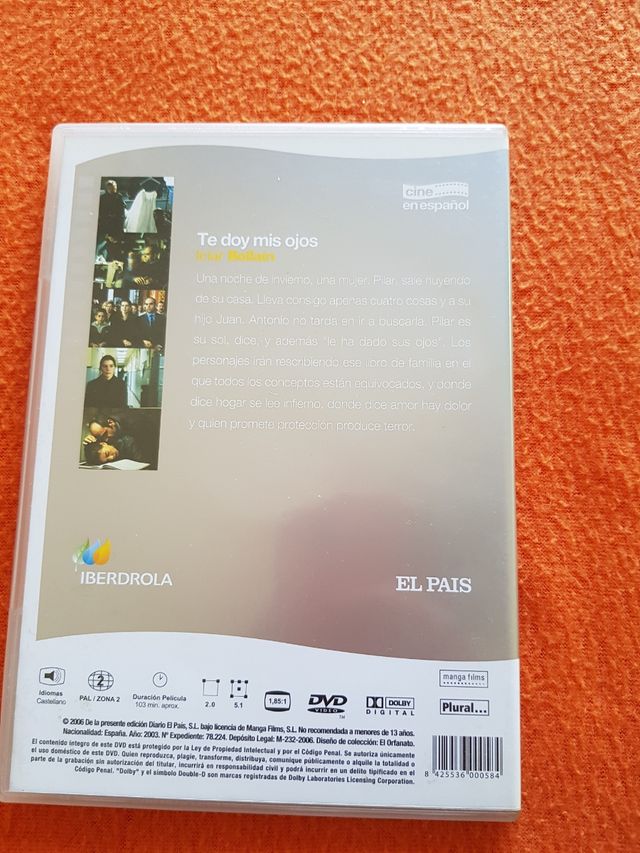 DVD "Te doy mis ojos" - Iciar Bollain