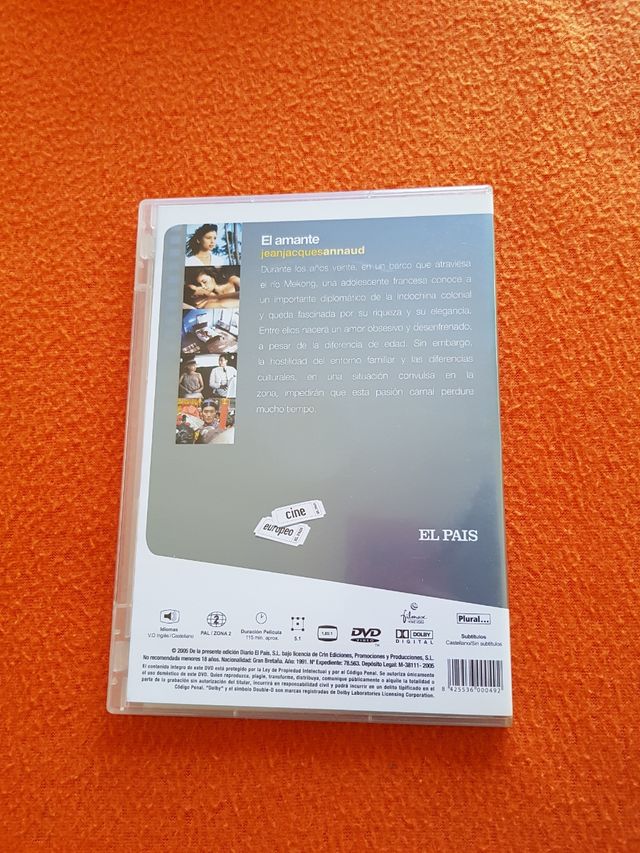 DVD "El amante"