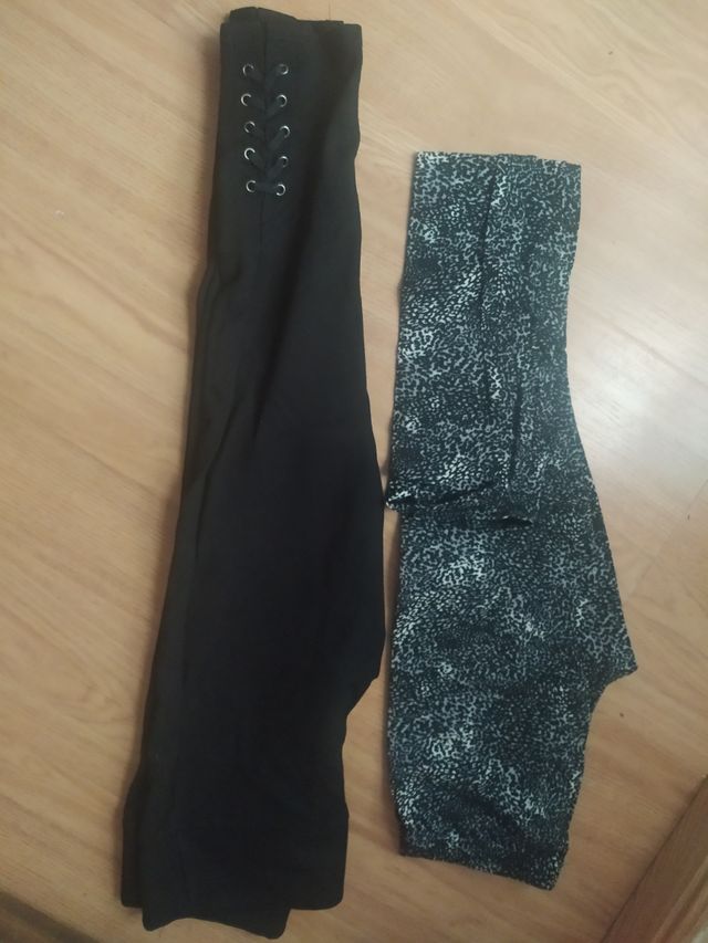 lote 3 leggins talla M Stradivarius,Pilla and bear