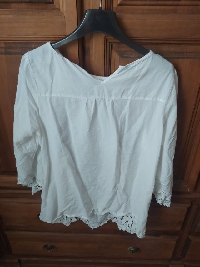 camisa Blanco talla M