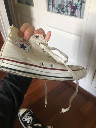 converse blancas wallapop