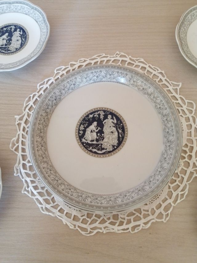 Set 5 vecchi piattini marchiati "Venetian Lagoon.