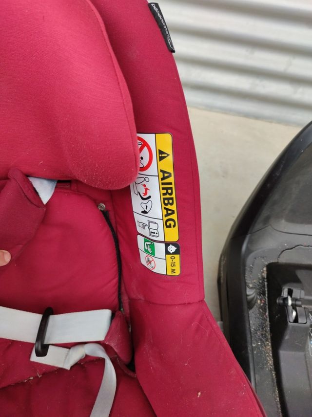silla con soporte isofix, perfecto estado