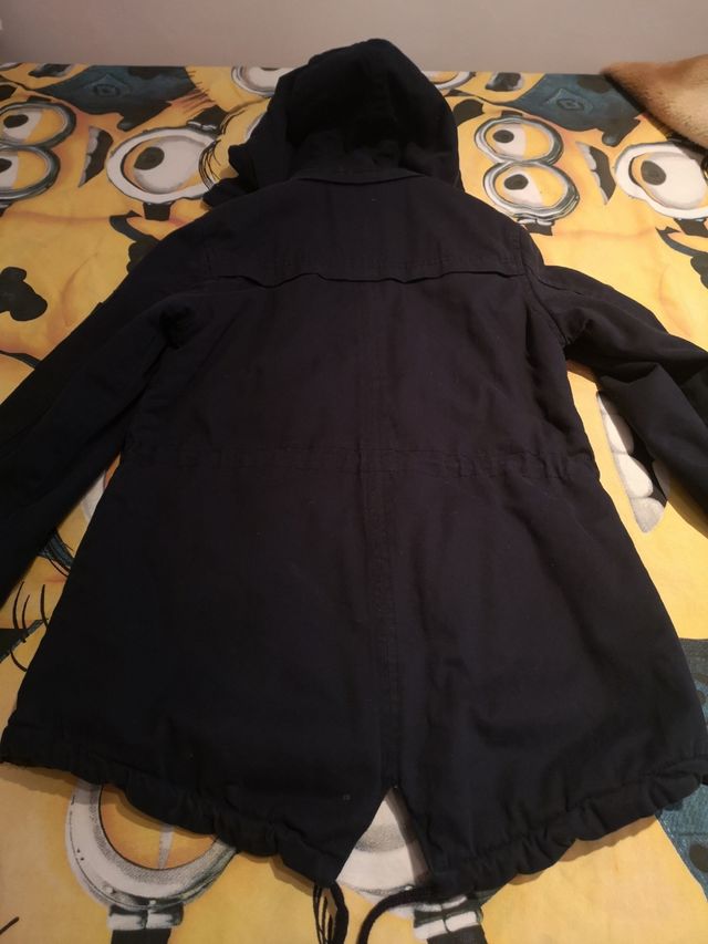 abrigo chaqueta 8 trenca azul marino largo