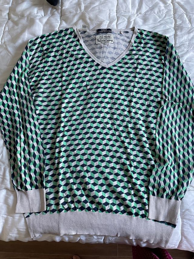 Dos jersei manga larga