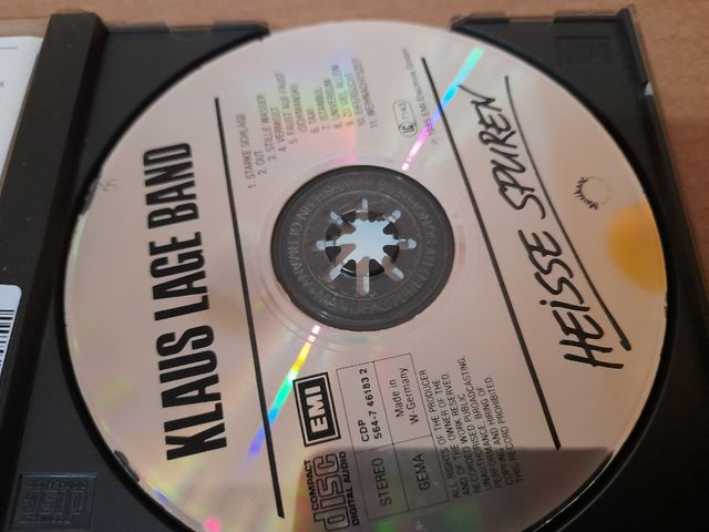 KLAUS LAGE BAND HEISSE SPUREN CD MYSICA