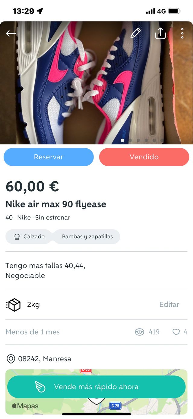 Bambas nike talla 44