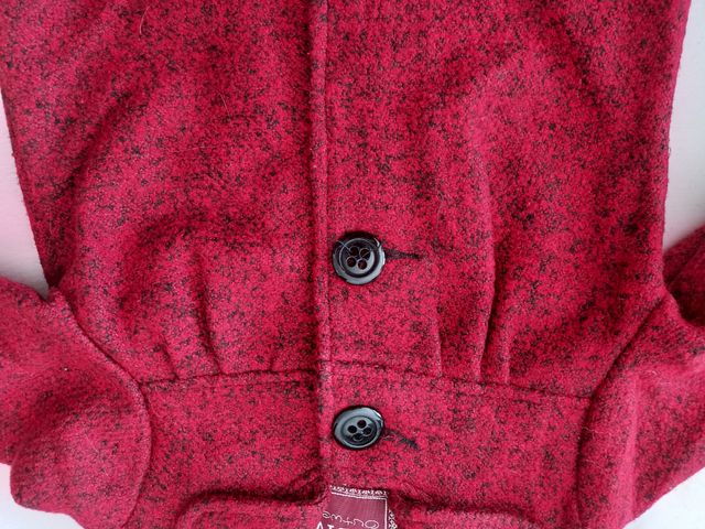 Abrigo niña jaspeado, T. 5 años, Modiva