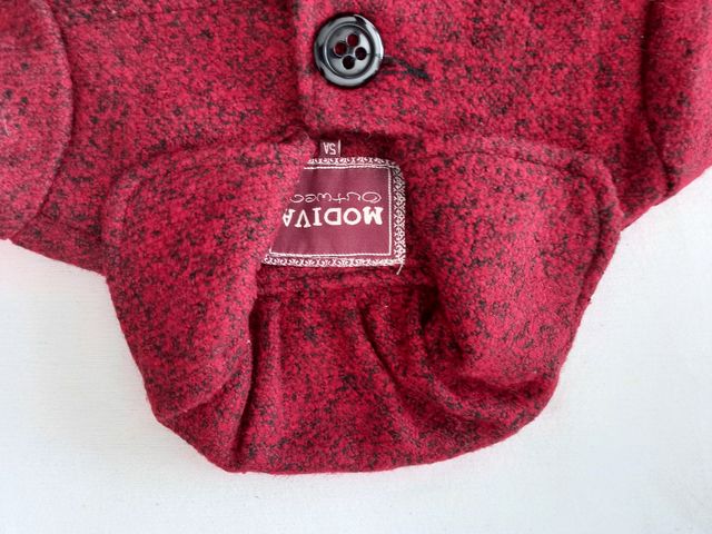 Abrigo niña jaspeado, T. 5 años, Modiva