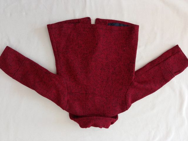 Abrigo niña jaspeado, T. 5 años, Modiva