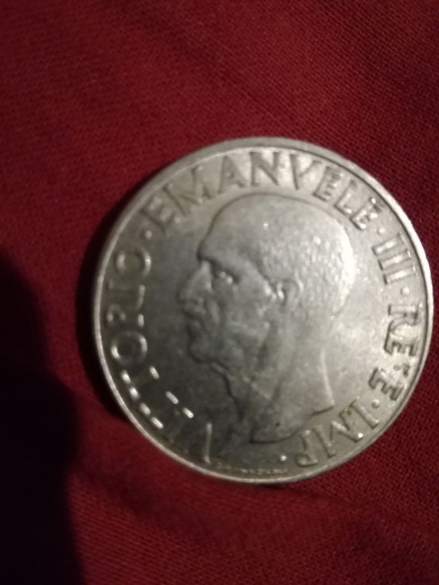 1 lira fascio 1940 epoca duce Mussolini