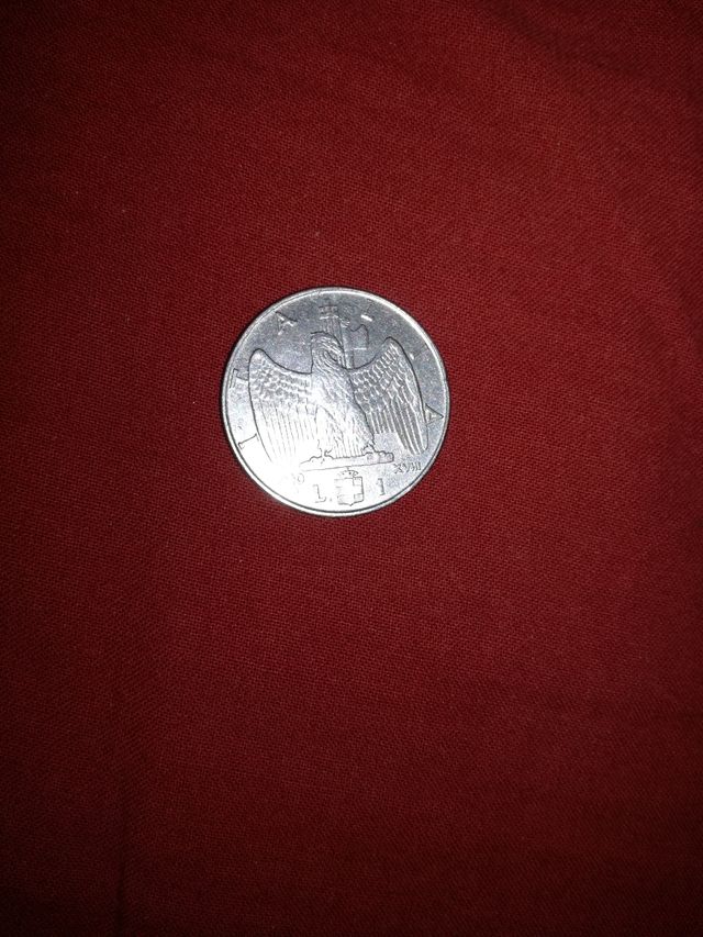 1 lira fascio 1940 epoca duce Mussolini