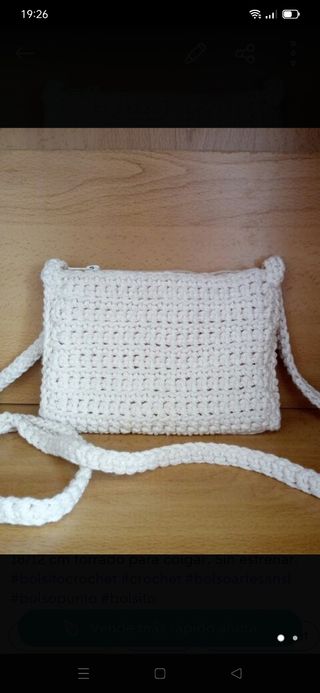 Bolso pequeño crochet de segunda mano por 6 EUR en Soria en WALLAPOP