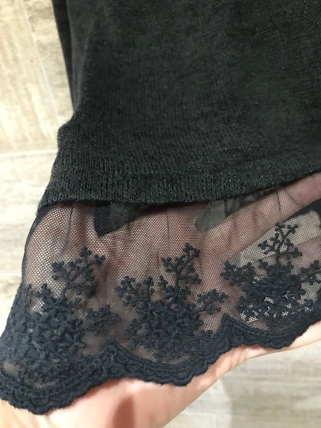 Jersey con encaje Talla XL