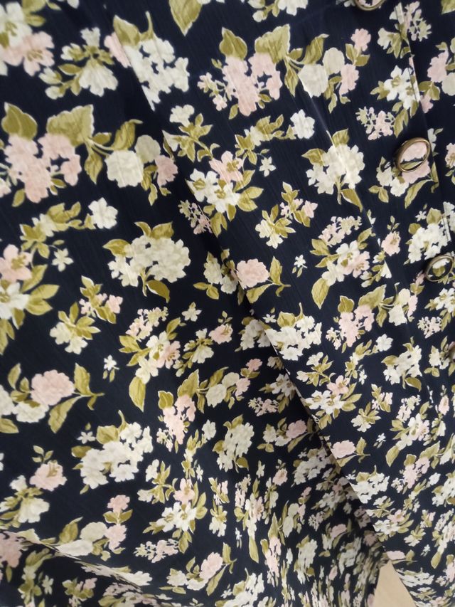 vestido estampado de flores verano