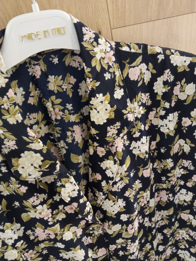 vestido estampado de flores verano