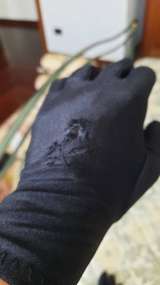 Guanti donna in velluto