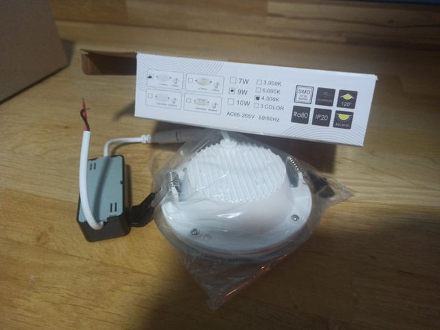 Foco encastrable led