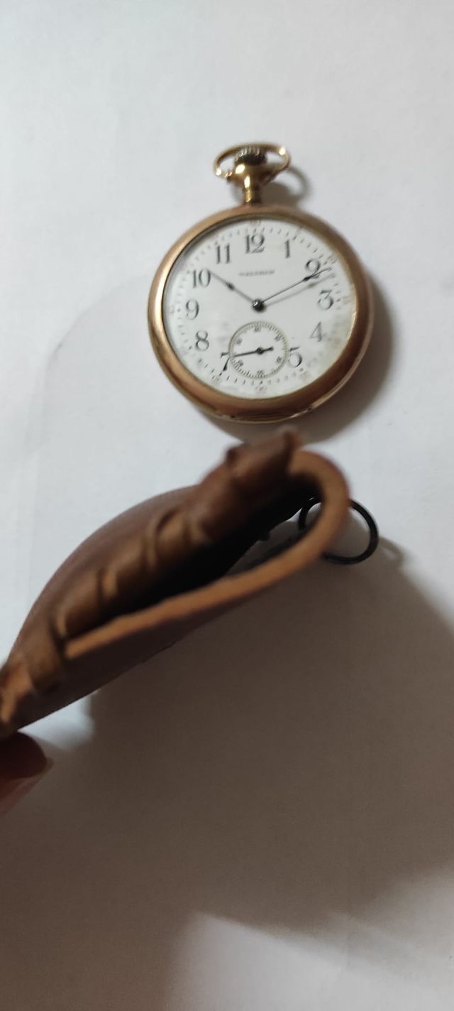 Cartera de reloj de bolsillo.