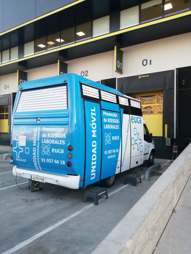 Alquiler unidad movil reconocimientos medicos