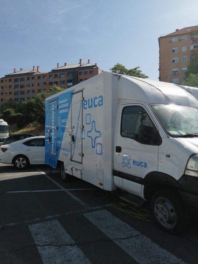 Alquiler unidad movil reconocimientos medicos