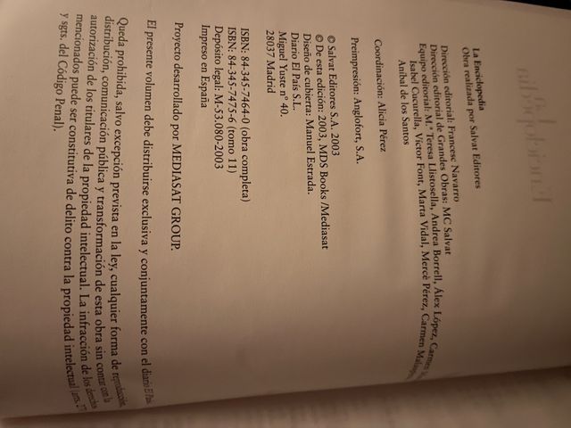 Enciclopedia de 20 tomos