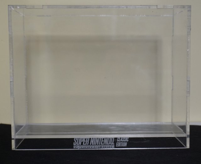 Caja acrilico para consola super nintendo mini
