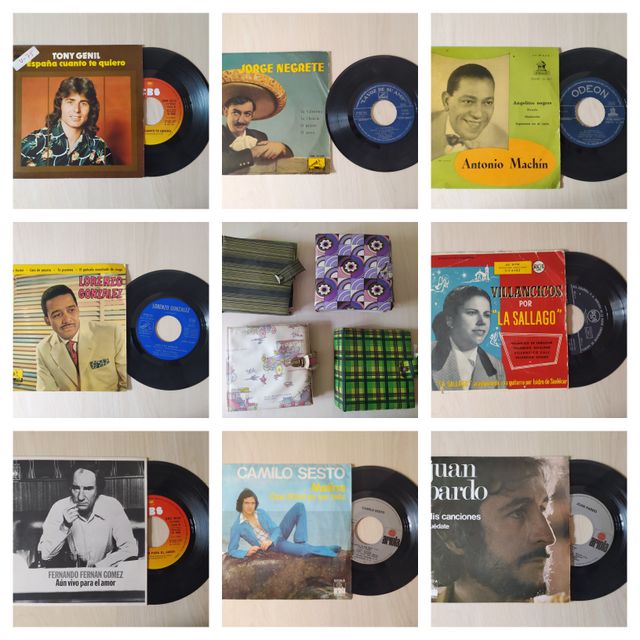 84 DISCOS ANTIGUOS 84 vinilos