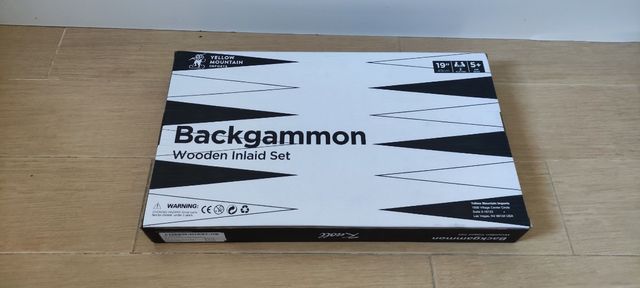 Backgammon de lujo. Yellow Mountain Imports