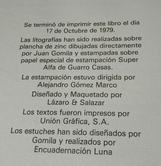 litografias Juan Gomila