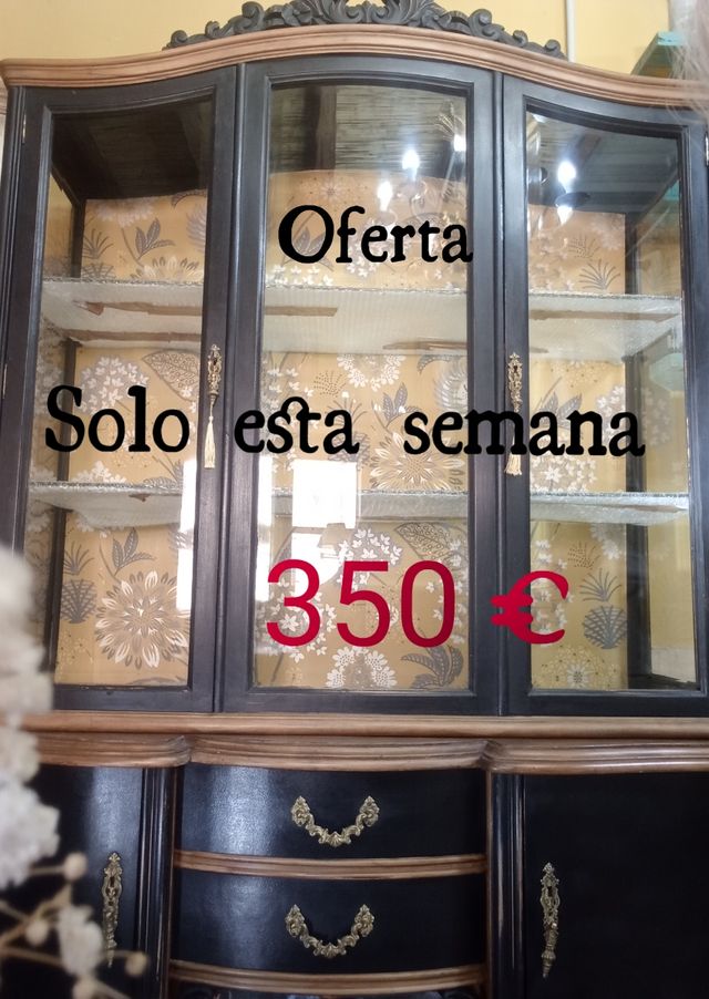 oferta!!!!mueble vitrina Isabelina remodelada