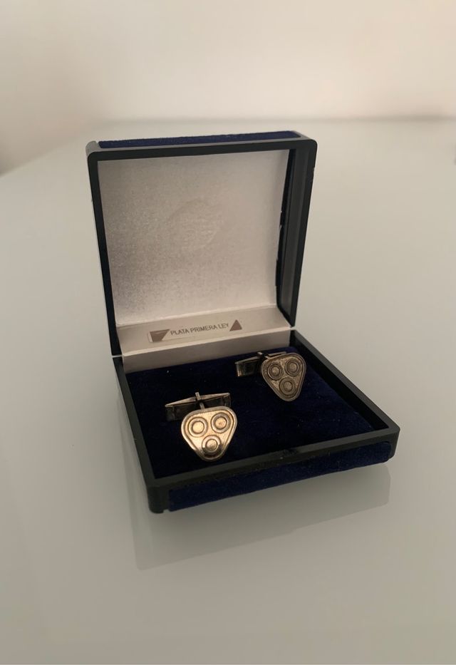 Gemelli in argento Curious Philishave