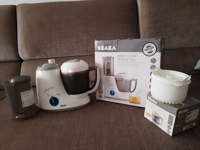 Robot cocina: Babycook BEABA con accesorios nuevos