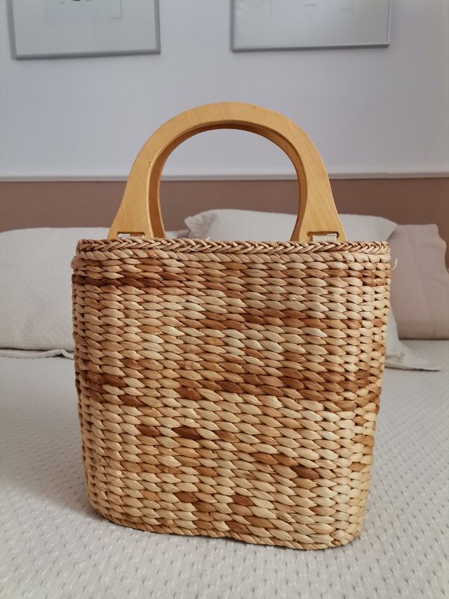 bolso de rafia