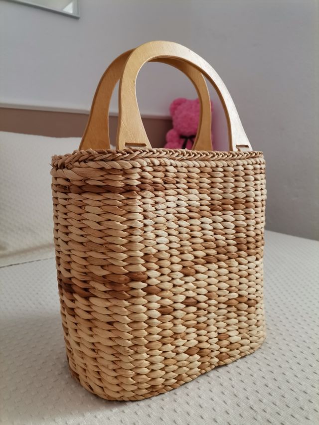 bolso de rafia