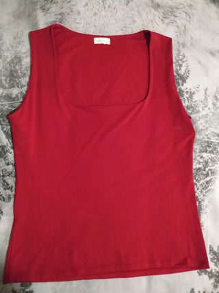 Camisa Roja Zara de segunda mano por 2,5 EUR en Cáceres en WALLAPOP