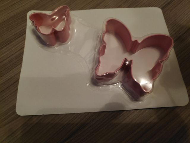 Moldes en forma de mariposa