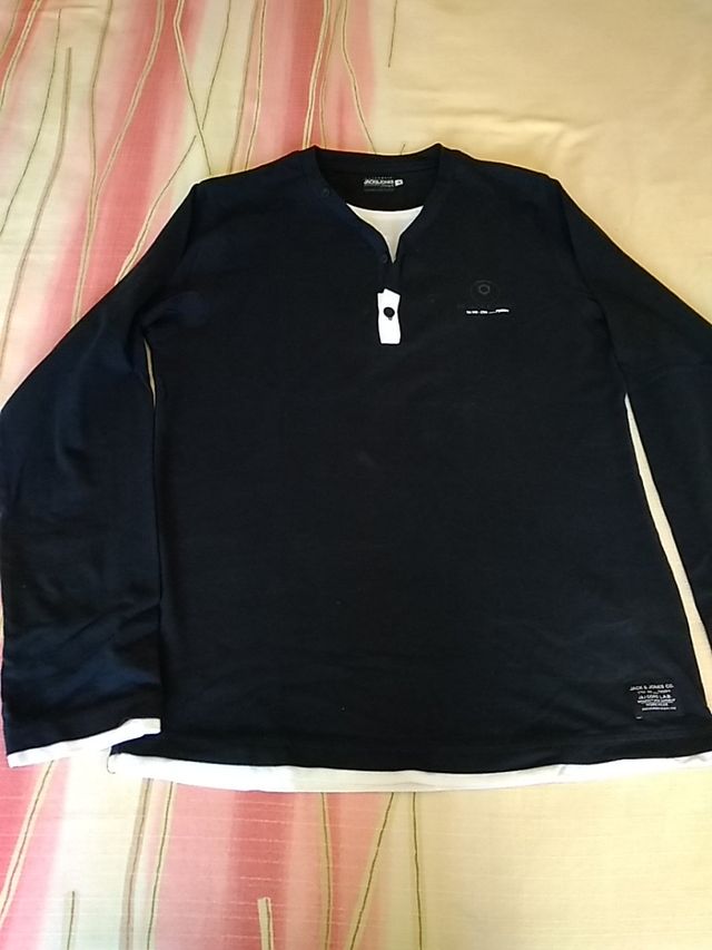 Polo manga larga Jack & Jones talla M