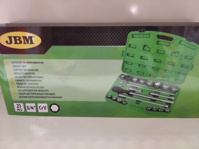 ESTUCHE DE HERRAMIENTAS LLAVES DE VASO JBM