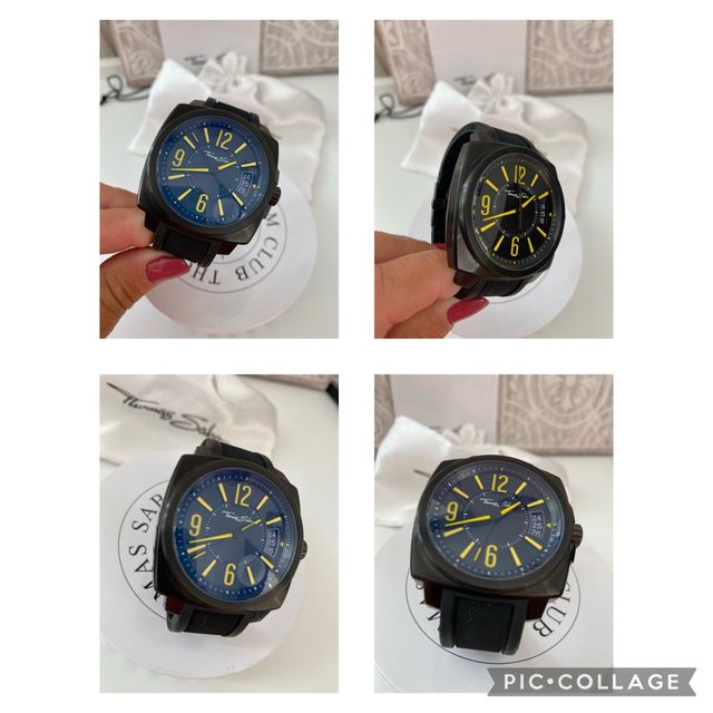 RELOJ THOMAS SABO NEGRO/AMARILLO