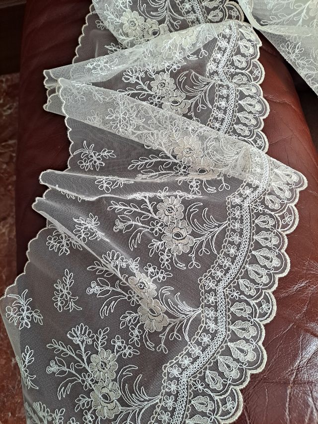 Puntilla tul bordado