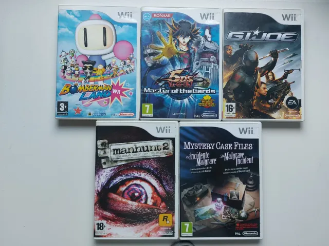 Giochi per Wii. Prezzo individuale nella descrizione.