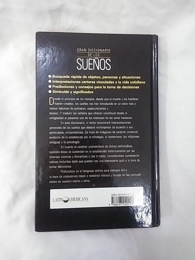 Libro Diccionario de los sueños